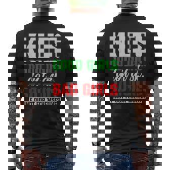 Las Chicas Buenas No Le Preguntan A Las Chicas Malas Camiseta Hombre Estampado Espalda - Regaloses