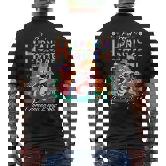 Latin Hispanic Heritage Dominican Flag Dominican Republic Men's T-shirt Back Print - Seseable