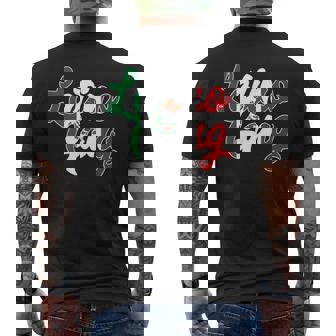 Latino Gang Latin Trap Hip Hop Rap Hispanic Mexican Flag Mex Men's Back Print T-Shirt | Mazezy