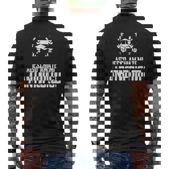 Laurea Antropologia Divertente Frase T-shirt da uomo con stampa posteriore - Novitaregali