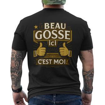 Le Beau Gosse Ici C'est Moi Citation Drôle Originale Homme T-shirt imprimé au dos - Cadeauxyz