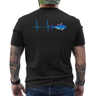 Le Thon Rouge Thon Battement De Cœur Poissons Mer Profonde T-shirt imprimé au dos - Cadeauxyz