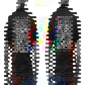 What We Learn From Black History Leaders Black History Month Men's T-shirt Back Print - Monsterry