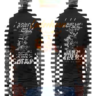 Lederhosn Brauch I Nedauffa Herren Trachten T-Shirt mit Rückendruck - Seseable