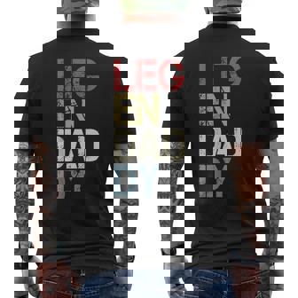 Legendaddy Papá Legendario Padre Día Del Padre Camiseta Hombre Estampado Espalda - Regaloses