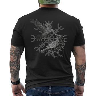 Les Corbeaux D'odin Hugin Et Munin T-shirt imprimé au dos - Cadeauxyz