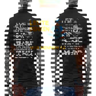 Leute Denken Es Ist Magie Musik Dj Musiker Tontechniker T-Shirt mit Rückendruck - Geschenkecke