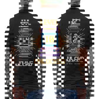 Level 10 Unlock Birthday Gamer 10 Year Old Video Game Arcade Men's T-shirt Back Print | Seseable CA