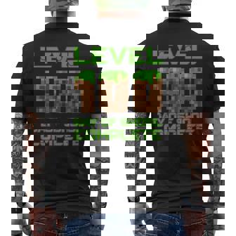 Level 100 Days Of School Complete Pixel Video Games Boys Men's T-shirt Back Print - Monsterry