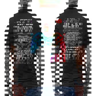 Level 15 Unlocked Awesome Since 2011 15Th Birthday Gaming Men's T-shirt Back Print - Thegiftio