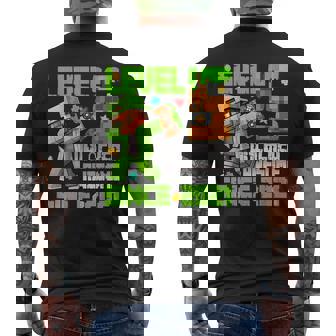 Level 5 Unlocked Awesome Since 2021 5Th Birthday Game Boys Men's T-shirt Back Print | Seseable UK