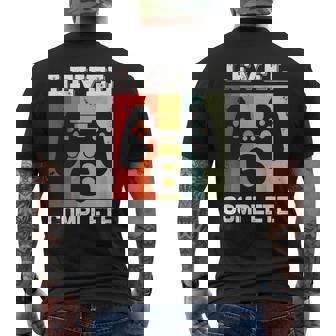 Level 6 6年目の結婚記念日のギフトに最適 メンズTシャツ バックプリント - Kawaiitshirt