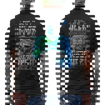 Level 7 Unlocked Awesome Since 2019 7Th Birthday Gaming Men's T-shirt Back Print - Thegiftio