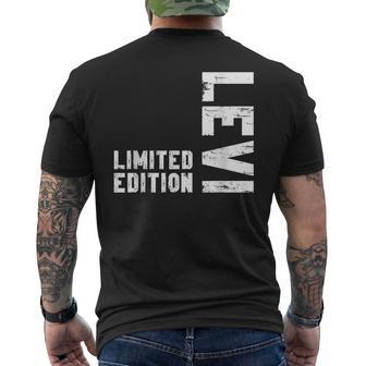 Levi Limited Edition Name Men's T-shirt Back Print - Thegiftio UK