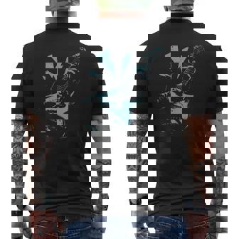 Leyenda Guitarra Eléctrica Rock N Roll Guitarrista Camiseta Hombre Estampado Espalda - Regaloses