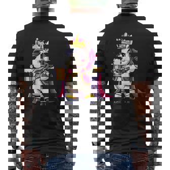 Licorne Drôle Avec Bière T-shirt imprimé au dos - Cadeauxyz