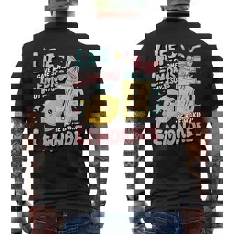 Life Gave Me Some Lemons But My Jesus He Be Makin Lemonade Men's T-shirt Back Print - Thegiftio