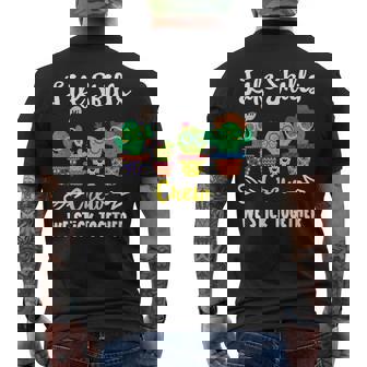 Life Skills Crew Cactus Team Life Skills Teacher Team Men's Back Print T-Shirt | Mazezy