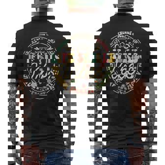 Life Skills Vibes Encourage Inspire Motivate School Teacher Men's Back Print T-Shirt | Mazezy