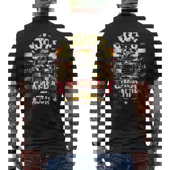 Lights Director Camera Movie Action Film Featuring A Film Men's T-shirt Back Print | Mazezy