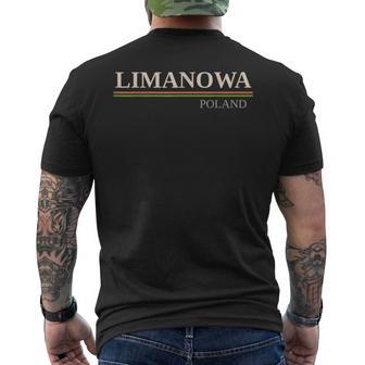 Limanowa Polonia Camiseta Hombre Estampado Espalda - Regaloses