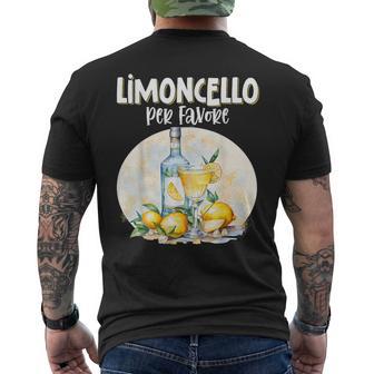 Limoncello Per Favore Men's T-shirt Back Print - Thegiftio UK