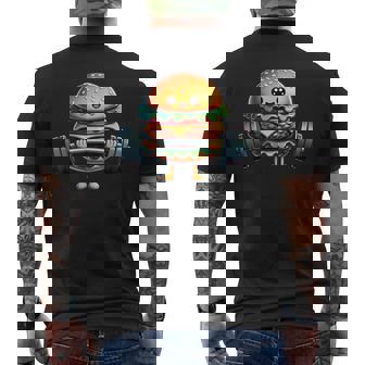 Linda Hamburguesa Para Levantamiento De Pesas Fitness Gimnasio Entrenamiento Hamburguesa Camiseta Hombre Estampado Espalda - Regaloses