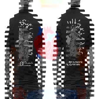 Little Boy Chd Warrior Congenital Heart Disease Awareness Men's T-shirt Back Print | Seseable FR