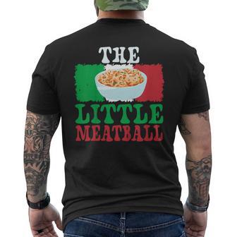 The Little Meatball Italian Themed 1St Birthday Matching Men's T-shirt Back Print - Thegiftio UK