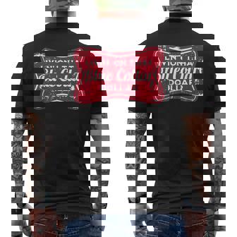 Living On That Blue Collar Dollar Retro Country Rodeo Men's T-shirt Back Print | Seseable UK