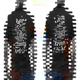 Living That Pharmacy Tech Life Pharmacy Technician Men's T-shirt Back Print | Seseable UK