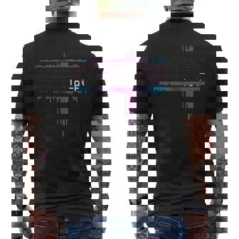 Lo-Fi Hip Hop Retroaporwave Estetica T-shirt da uomo con stampa posteriore - Novitaregali