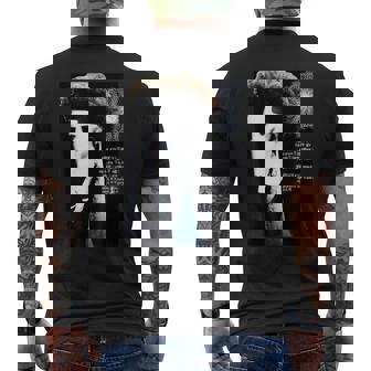 Locked In Ninja Low Taper Fade & Locked In Alien Remix Men's T-shirt Back Print | Mazezy