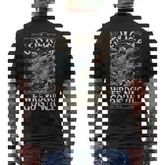 Get In Loser We're Doing God's Will Men's T-shirt Back Print | Mazezy