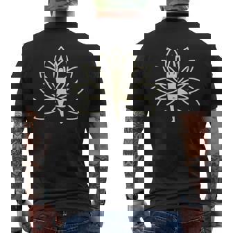 Lotus Position Humour Yoga Meditation Zenportanté Cadeau T-shirt imprimé au dos - Cadeauxyz