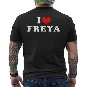 I Love Freya I Love Freya Men's T-shirt Back Print - Thegiftio UK