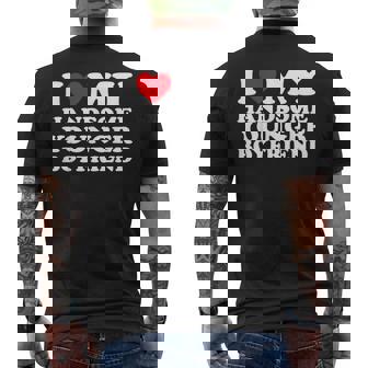 I Love My Handsome Younger Boyfriend Bf Men's T-shirt Back Print - Thegiftio