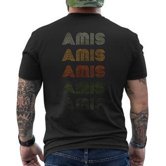 Love Heart Amis Grunge Estilointage Negro Amis Camiseta Hombre Estampado Espalda - Regaloses