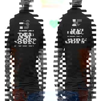 I Love Irish Goodbyes I Heart Irish Goodbyes Men's T-shirt Back Print - Thegiftio