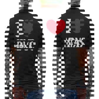 I Love Minato ミナトが大好きです メンズTシャツ バックプリント - Kawaiitshirt