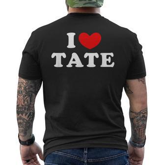 I Love Tate I Love Tate Men's T-shirt Back Print - Thegiftio UK