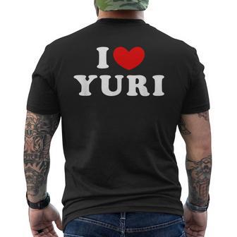 I Love Yuri I Love Yuri Men's T-shirt Back Print - Thegiftio UK