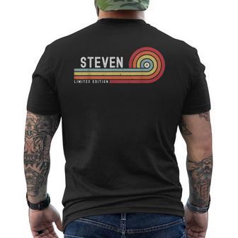 I Loveteven Prénom Rétro Personnalisé Coucher Deoleil T-shirt imprimé au dos - Cadeauxyz