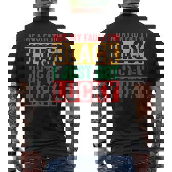 Got Lucky Black History African American Black Pride Men's T-shirt Back Print - Thegiftio