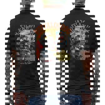 Lucky Buffalo Casino Slot Machine Gambling Gambler Men's T-shirt Back Print | Mazezy