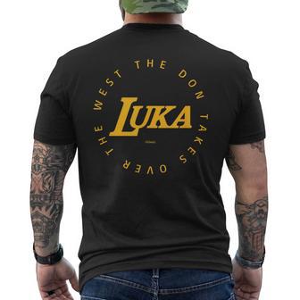 Luka The Don Takes Over The West Practice Men's T-shirt Back Print - Thegiftio UK