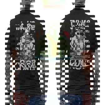 Lustige Alligator Liebhaber Krokodil Gator Cartoon Kinder T-Shirt mit Rückendruck - Seseable