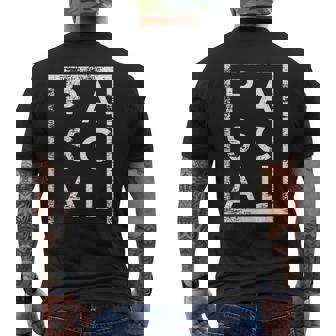 Lustige Geschenke Für Pascal Herren & Kinder -Chwarz - Kurzarm Klassisch - Pascal Minimalismus Motiv T-Shirt mit Rückendruck - Seseable