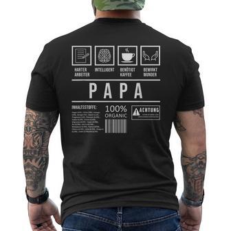 Lustigeraterpruchatertag Papaatertags T-Shirt mit Rückendruck - Geschenkecke