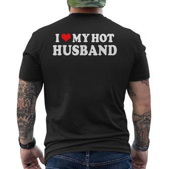 Lustiges „I Heart Hot Husband“ -Matching-Set Mit Aufschrift „I Love My Hot Husband“ T-Shirt mit Rückendruck - Geschenkecke